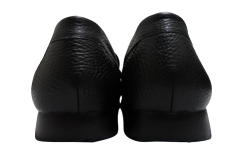 【arui_toe 39512 ブラック】本革コンフォートローファー